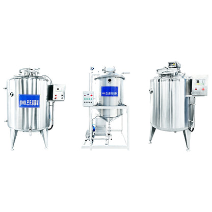 ZONESUN ZS-MB300L3 Vacuum Mixing Tank System with Heating, Cooling and Deaeration for High Viscosity Products, Cosmetics Processing