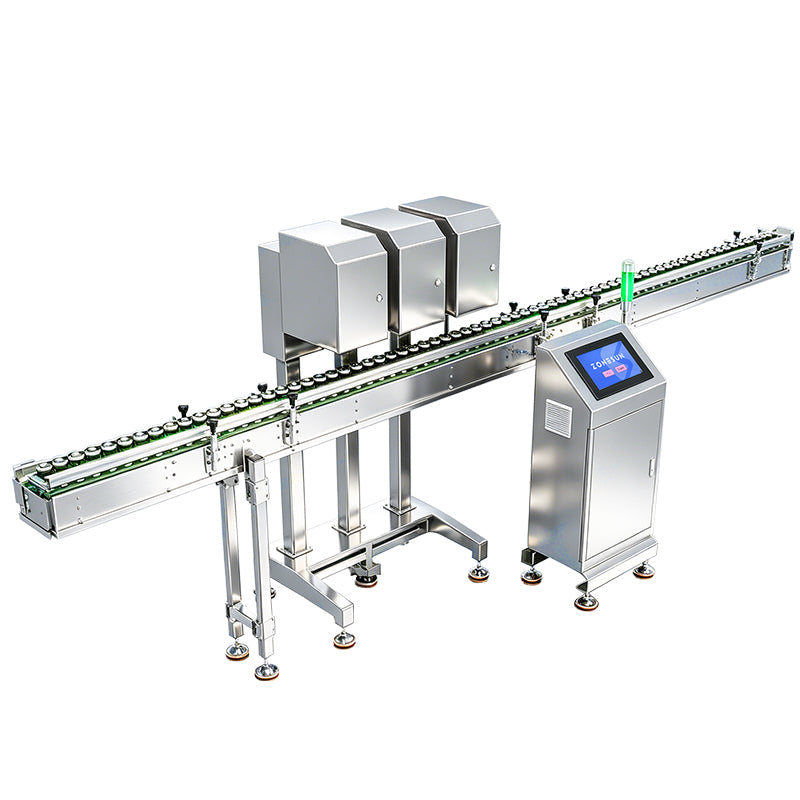 ZONESUN ZS-MD120 Automatic Inline Bottle Visual Inspection System | Auto Reject for Bottle Cap & Label Defects
