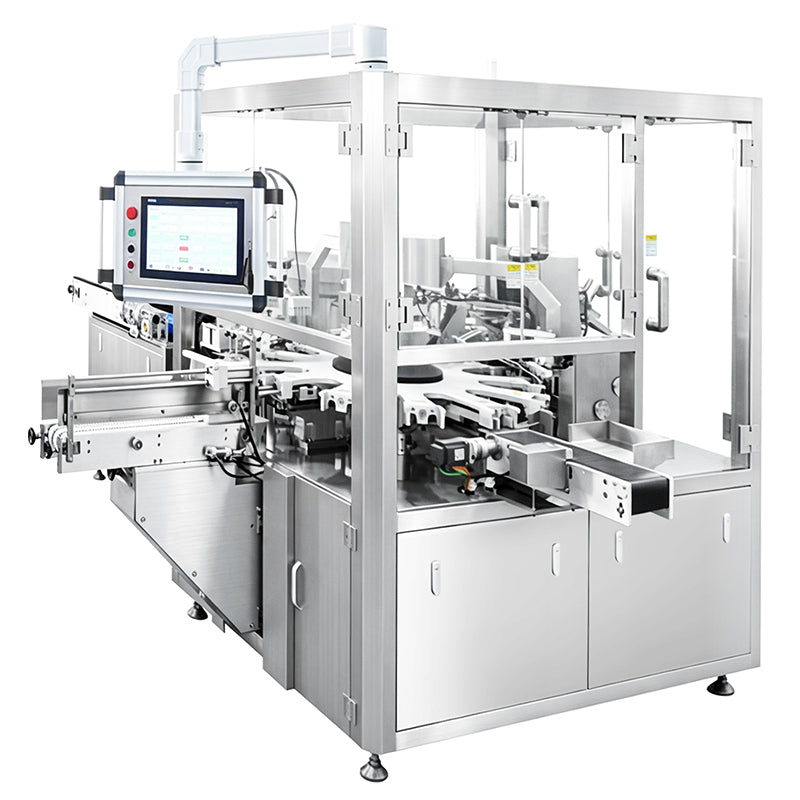 Glass bottle vertical box packaging machine