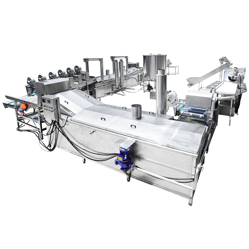 ZONESUN ZS-PCL1 Automatic Potato Chips Production Line for Fire Snack Processing