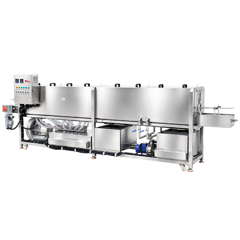 ZONESUN ZS-PM2 Tunnel Pasteurizer for Food & Beverage with Washing Dryer Function