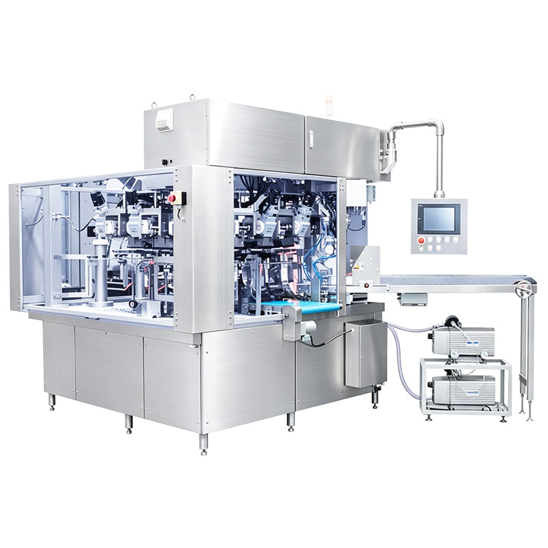 ZONESUN ZS-SPFC8 Automatic U-Shape Pouch Filling & Sealing Machine Dual Channel Bags Bagging Machine