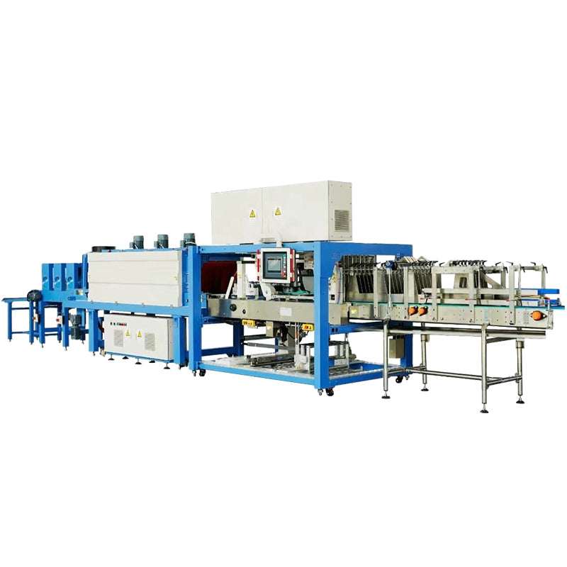 Automatic PE Film Bottle Heat Shrink Wrap Line