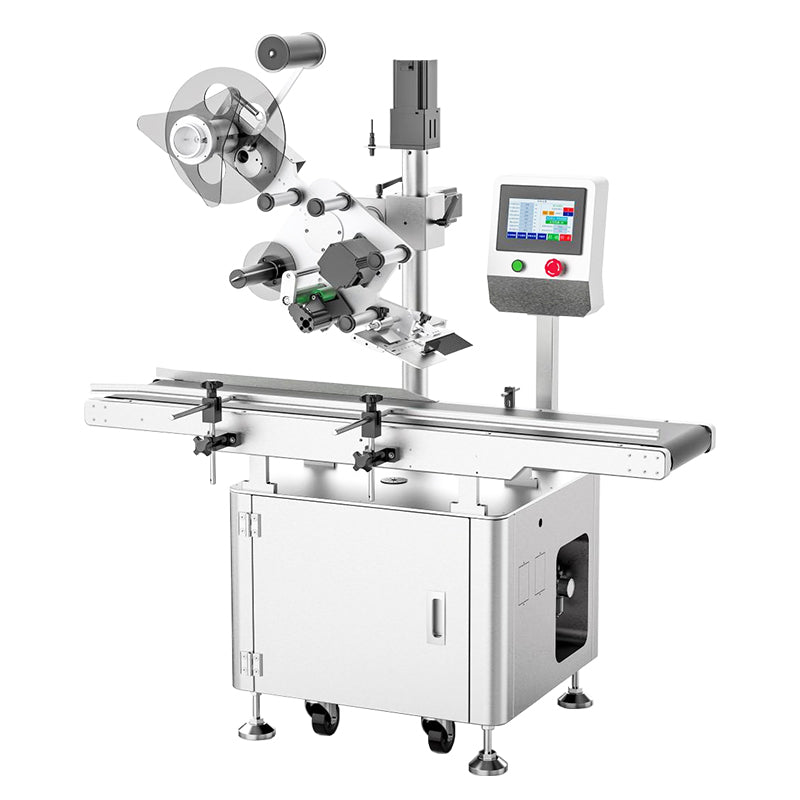 ZONESUN ZS-TB120M Automatic Flat Surface Labeling Machine for Boxes & Pouches Top Labeling Equipment