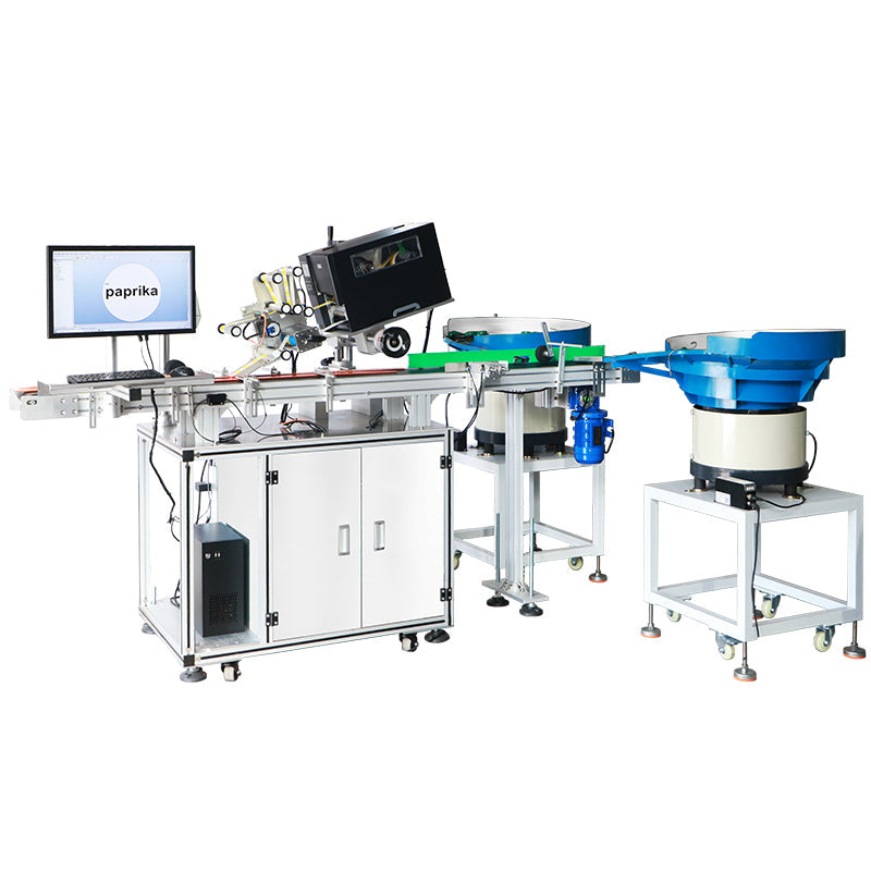 ZONESUN ZS-TB161PO Automatic Jar Cap Top and Side Real-Time Printing Flat Surface Labeling Machine  ZONESUNPRO