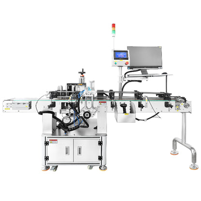 ZONESUN ZS-TB164PO Real-Time Print and Apply Labeling Machine for Round Bottles