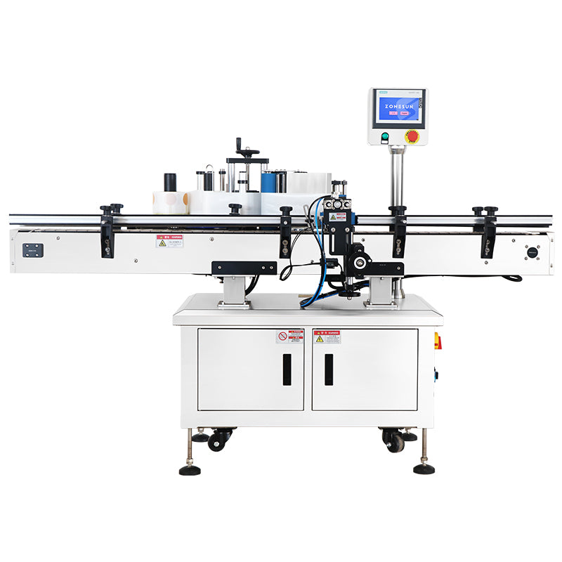 ZONESUN ZS-TB260RA Automatic Round Bottle Cap & Body Labeling Machine