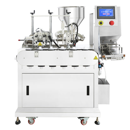ZONESUN ZS-TFS6 Linear Ultrasonic Tube Paste Filling and Sealing Machine