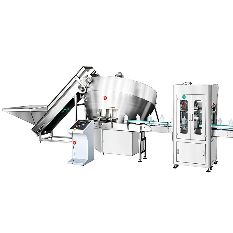 ZONESUN Automatic Bottle Unscrambler Machine Rotary Bottle Sorting System for PET PE HDPE Bottles