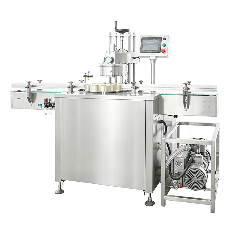 ZONESUN ZS-XG240 Automatic Jar Vacuum Sealing Machine for Glass Bottles Twist off Caps