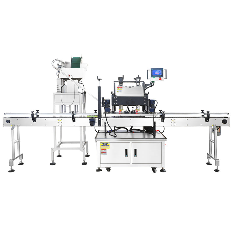 ZONESUN ZS-XG440RS2 Automatic Servo Capping Machine With Cap Feeding Placement System
