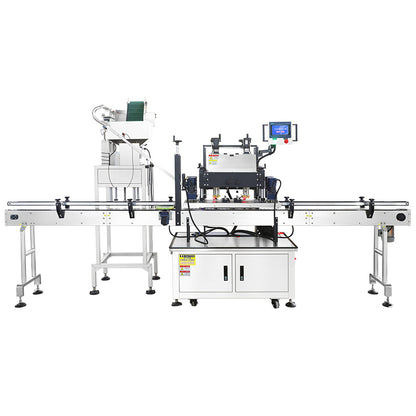 ZONESUN ZS-XG440RS2 Automatic Servo Capping Machine With Cap Feeding Placement System