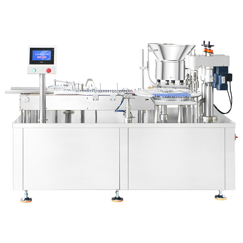 ZONESUN ZS-YG100D Automatic Dual-Head Vial Crimping & Capping Machine