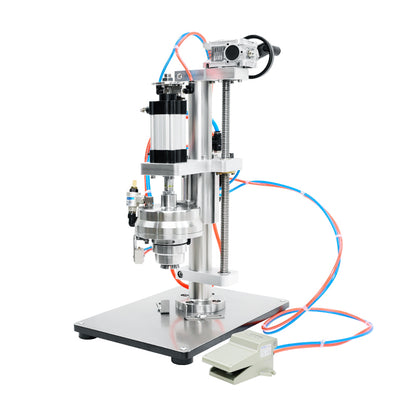 ZONESUN ZS-YG25P Pneumatic Aerosol Can Crimping Machine Can Sealer