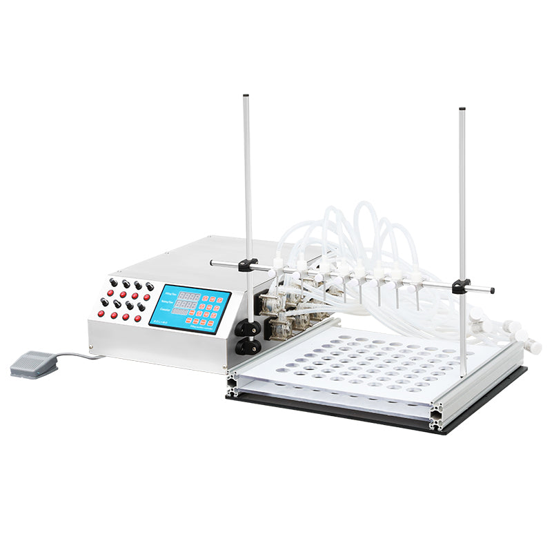 ZONESUN ZS-YTPP8 Automatic Liquid Filling Machine Peristaltic Filler for Small Dose Essential Oil Perfume