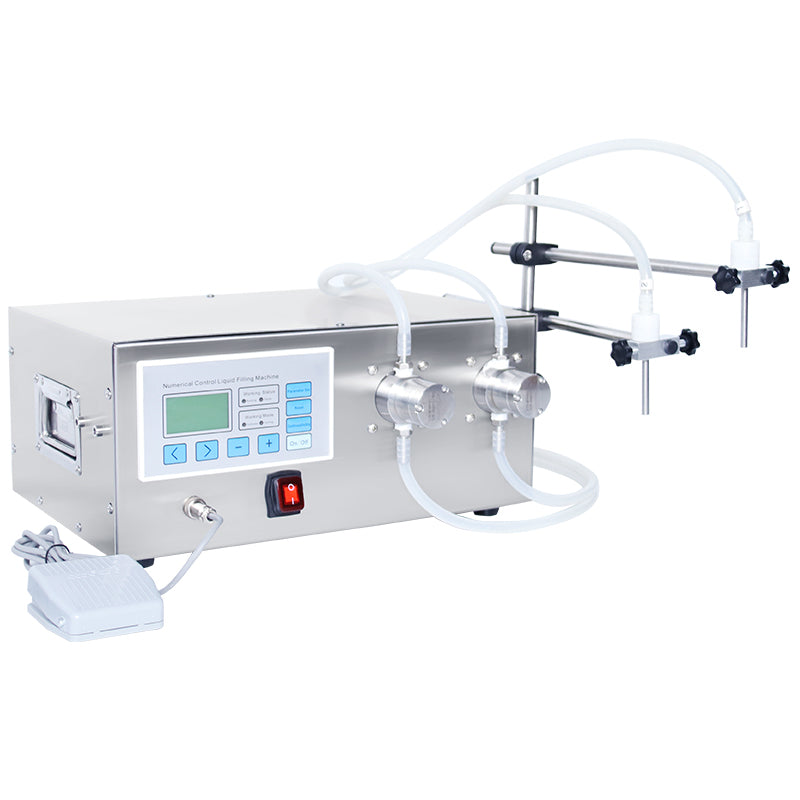 ZONESUN ZS-MPZ2 Semi-automatic 2 Nozzles Magnetic Pump Liquid Filling Machine