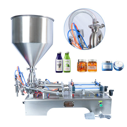 ZONESUN ZS-GY2 Semi-automatic Pneumatic 2 Nozzles Paste Liquid Filling Machine