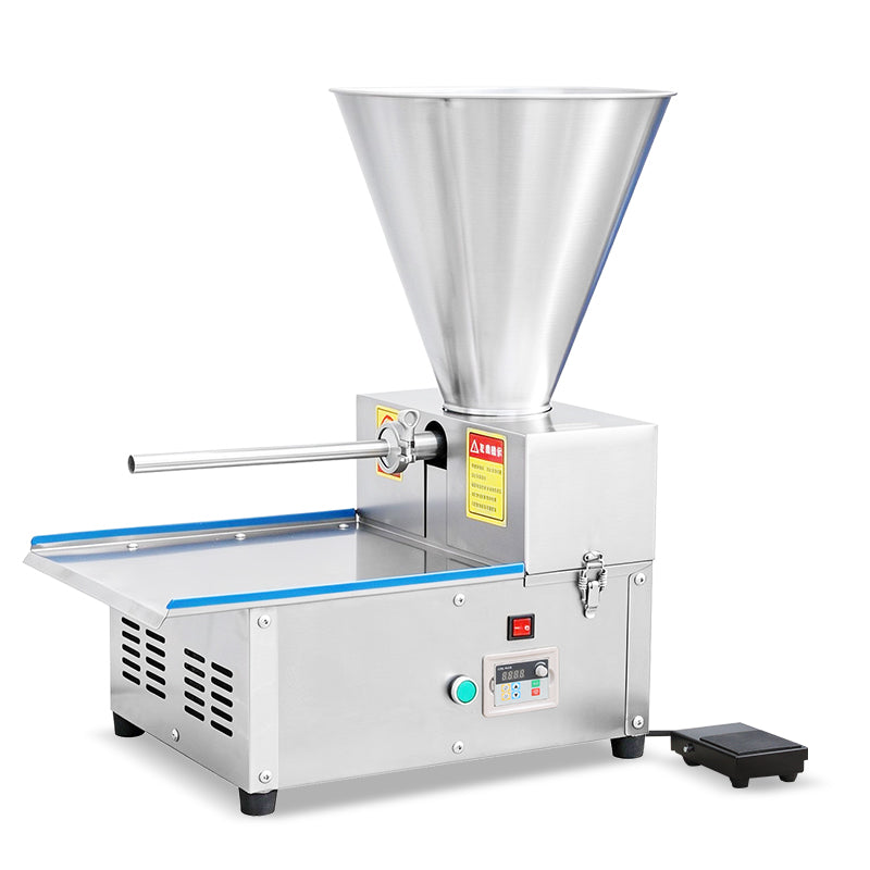 ZONESUN ZS-SFR1 Electric Sausage Stuffer Machine with Stainless Steel Hopper for Meat Filling