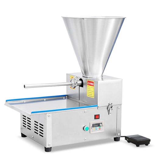 ZONESUN ZS-SFR1 Electric Sausage Stuffer Machine with Stainless Steel Hopper for Meat Filling
