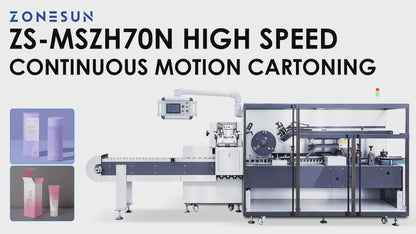 ZONESUN ZS-MSZH70N High Speed Automatic Horizontal Cartoning Machine