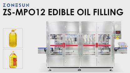ZONESUN ZS-MPO12 Automatic Multi-Head Edible Oil Bottle Filling Machine