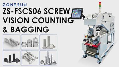 ZONESUN ZS-FSCS06 Automatic Vision Counting & Bagging Machine for Screws and Small Parts