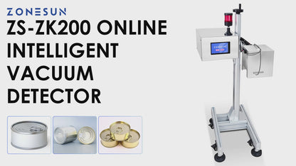 ZONESUN ZS-ZK200 Online Vacuum Detector for Bottles & Cans