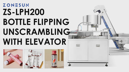 ZONESUN ZS-LPH200 Automatic Bottle Unscrambler with Elevator