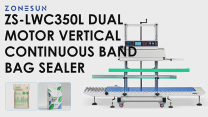 ZONESUN ZS-LWC350L Vertical Large Bag Sealer with Optional Date Coding System