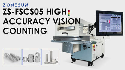ZONESUN ZS-FSCS05 Automatic Vision Counting Machine for Screws, Fasteners & Small Parts