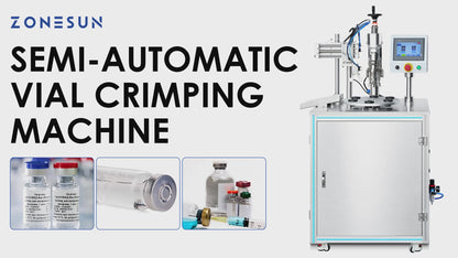 ZONESUN ZS-YG200A Semi-Automatic Vial Aluminum Cap Crimping Machine