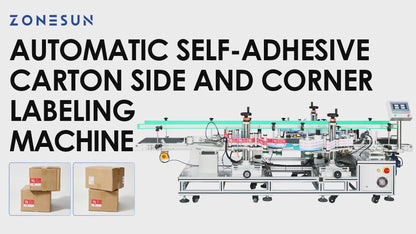 ZONESUN ZS-TB300T Automatic Carton Side & Corner Labeling Machine