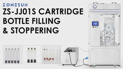 ZONESUN ZS-JJ01S Automatic Cartridge Filling & Stoppering Machine