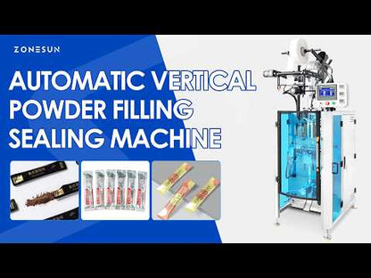 ZONESUN ZS-FS120Q Vertical Powder Packing Machine Automatic Sachet Filler and Sealer