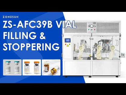ZONESUN ZS-AFC39B Automatic Vial Filling Capping Line Sterile Pharmaceutical & Cosmetic Packaging