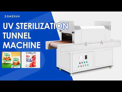 ZONESUN ZS-UVS2 UV Sterilization Tunnel for Food & Industrial Disinfection