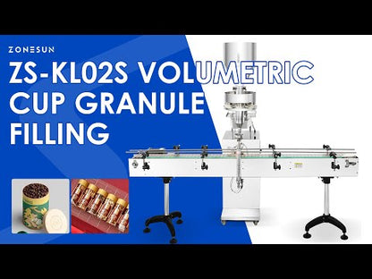 ZONESUN ZS-KL02S Automatic Volumetric Cup Granule Filling Machine Quantitative Filler