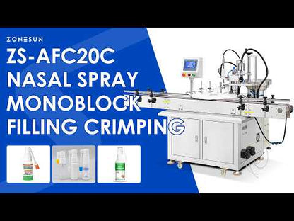 Spray bottle packing line