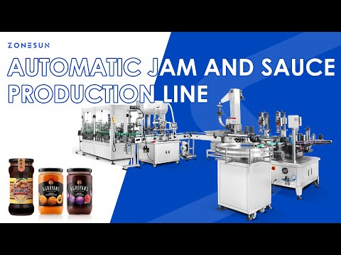 ZONESUN ZS-FALU3 Automatic Production Line Fruit Jam Hot Sauce Packaging System