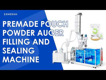 ZONESUN ZS-AFS210 Automatic Powder Doypack Bag Filling Sealing Machine