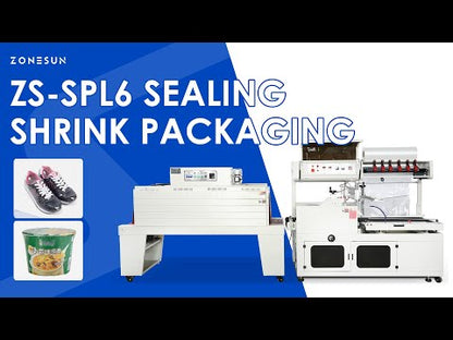 ZONESUN ZS-SPL6 Automatic Heat Shrink Tunnel Shrinking Wrapping Machine