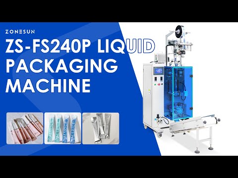 ZONESUN ZS-FS240P Automatic Energy Drinks Liquid Stick Sachet Filling Sealing Machine