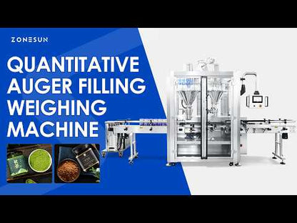 ZONESUN ZS-FM6A Automatic Powder Filling Machine Auger Filler
