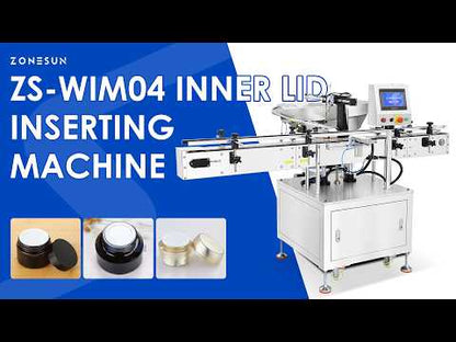 ZONESUN ZS-WIM04 Inner Liner Inserting Machine for Cream Cosmetic