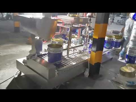 Paint filling machine