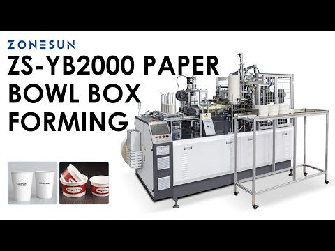 Automatic Paper Bowl Box Forming Machine