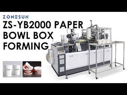 Automatic Paper Bowl Box Forming Machine