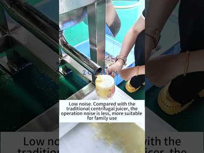 ZONESUN ZS-ZJ01 Continuous Fruit and Vegetable Juice Extractor Spiral Auger Press Machine Industrial Juicer