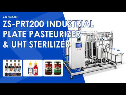 ZONESUN ZS-PRT200 Continuous Plate Pasteurizer and UHT Sterilizer System