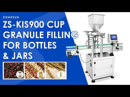 ZONESUN ZS-KIS900 Automatic Volumetric Filler for Grains, Nuts & Spices